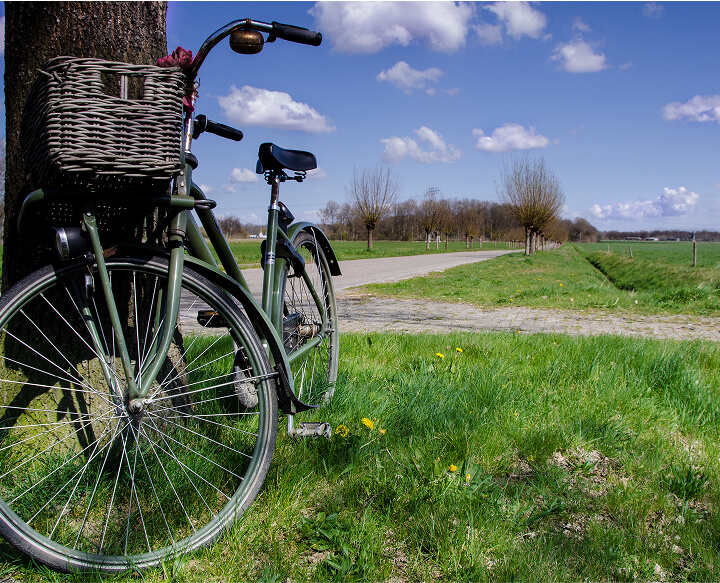 Radfahren entlang der Grenzroute