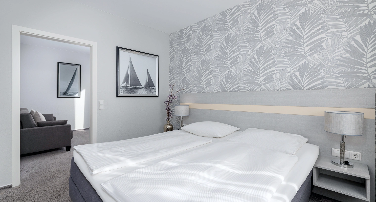 Großzügige Familiensuite mit Doppelbett