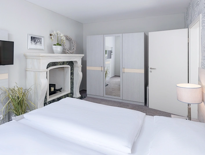 Gemütlicher Schlafbereich in der Präsidentensuite